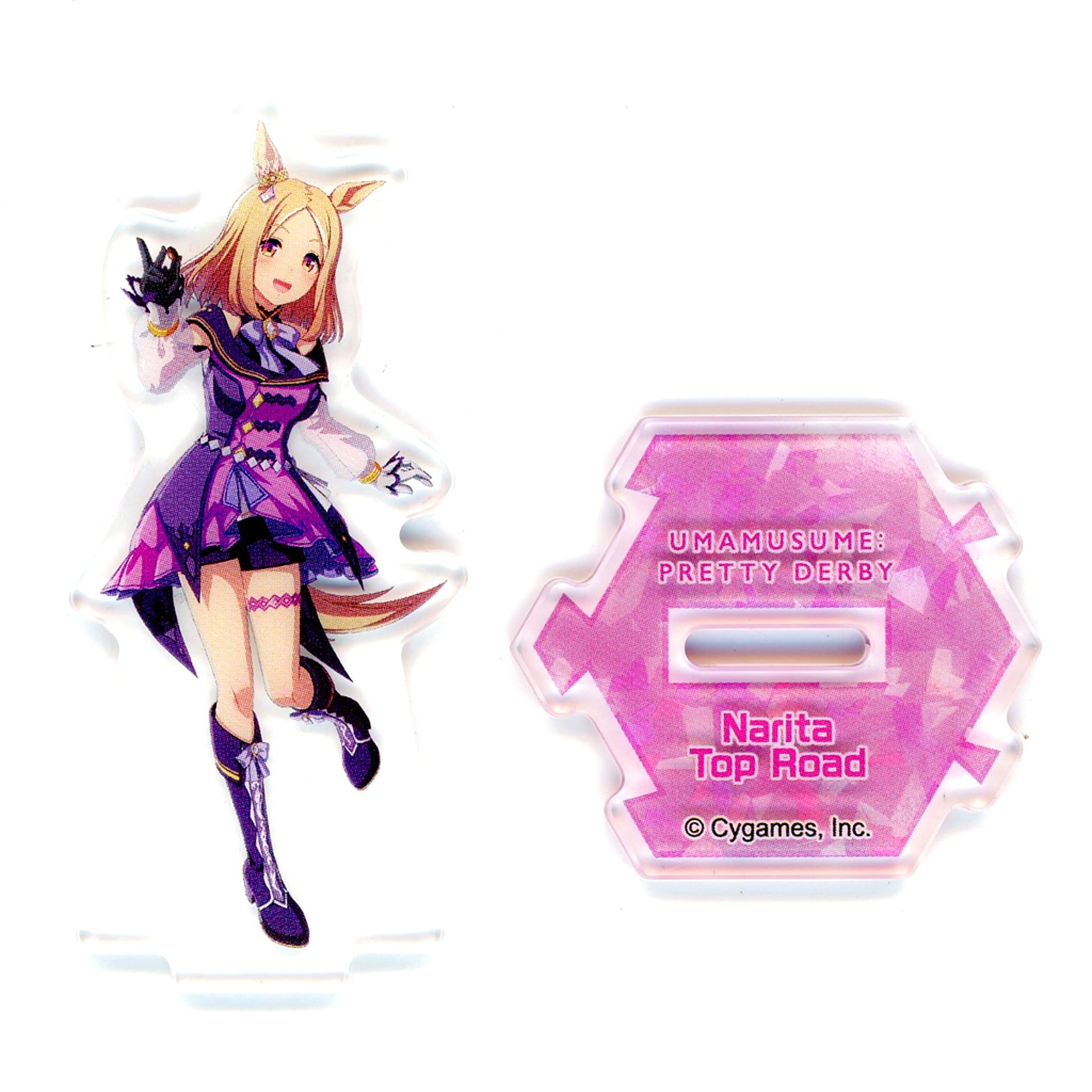 Narita Top Road Single Item Normal Proportions Original Mini Acrylic Stand Meiji Almond Chocolate Included Item Umamusume: Pretty Derby Convenience Store Limited [USED]