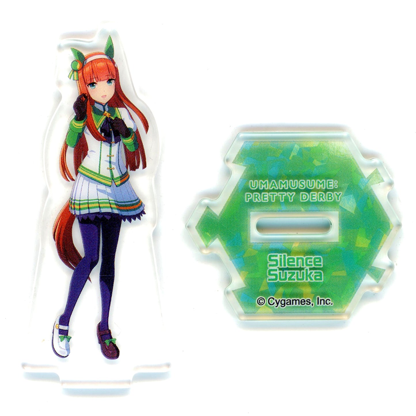 Silence Suzuka Normal Proportions Uma Musume Pretty Derby Original Mini Acrylic Stand Meiji Pistachio Chocolate Convenience Store Limited Included Item [USED]