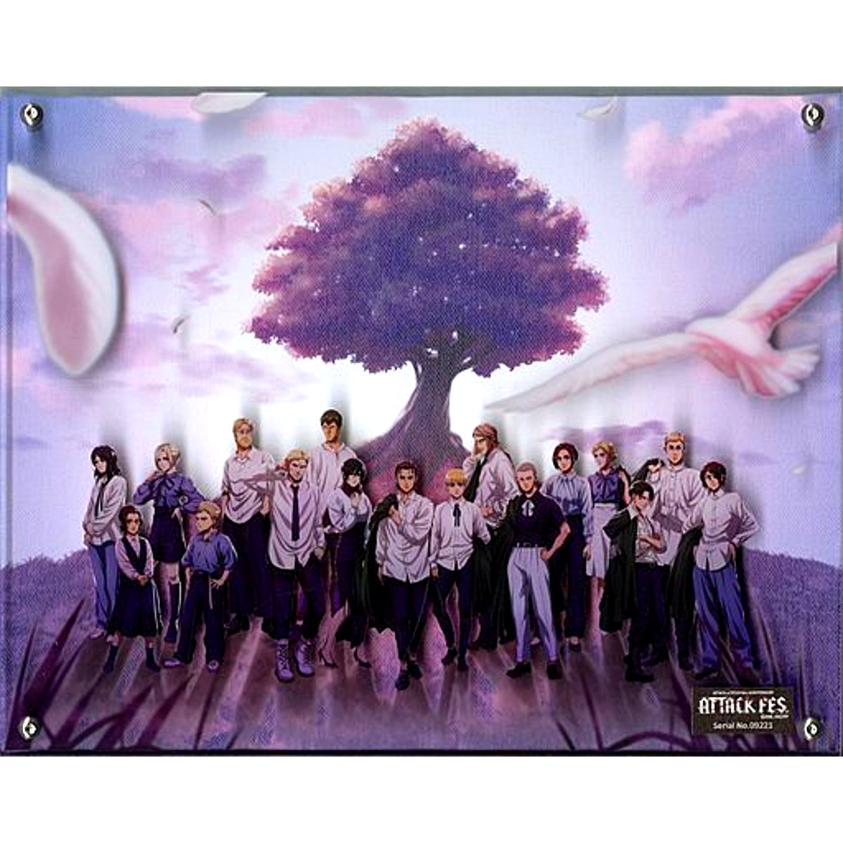 Main Visual DAY1 Attack on Titan 10th ANNIVERSARY ATTACK FES DAY1 Limited Premium Ticket Bonus Layered Graph [USED]