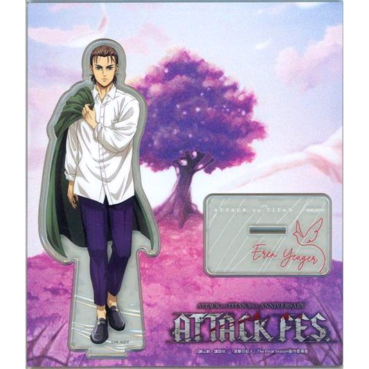 Eren Yeager Attack on Titan 10th ANNIVERSARY ATTACK FES Acrylic Stand [USED]