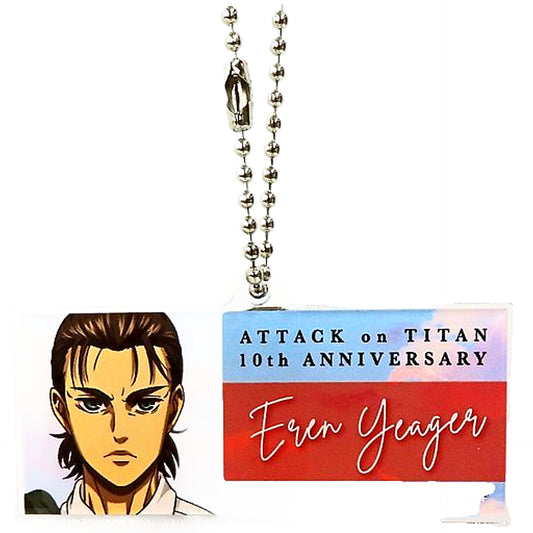 Ellen Yeager Attack on Titan Trading Nameplate Keychain A 10th Anniversary Attack Fes Limited [USED]