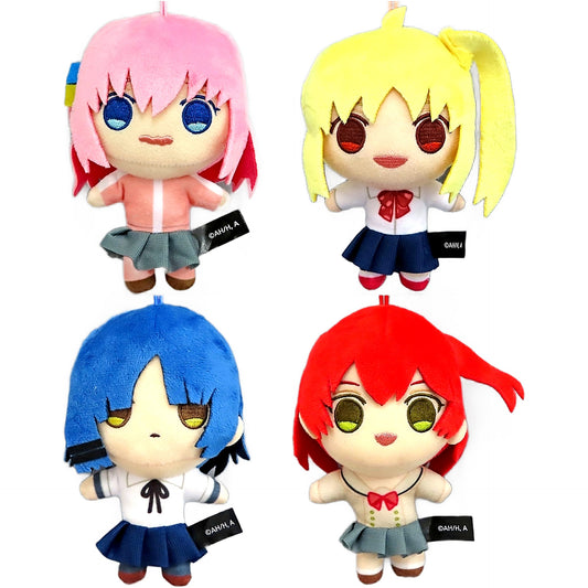 Hitori Goto & Others Bocchi The Rock! All 4 Types Set Petit Plush Toy Mascot Vol.1 [USED]