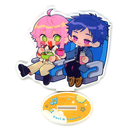 Tori Himemiya & Yuzuru Fushimi Ensemble Stars!! Outing Acrylic Stand [USED]