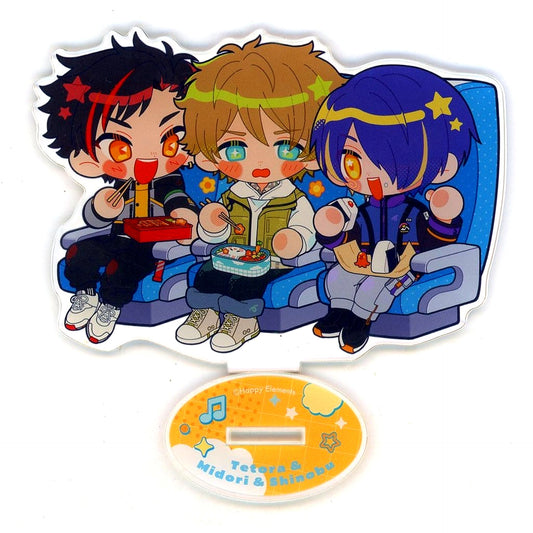 Tetora Nagumo & Midori Takamine & Shinobu Sengoku Ensemble Stars!! Outing Acrylic Stand [USED]