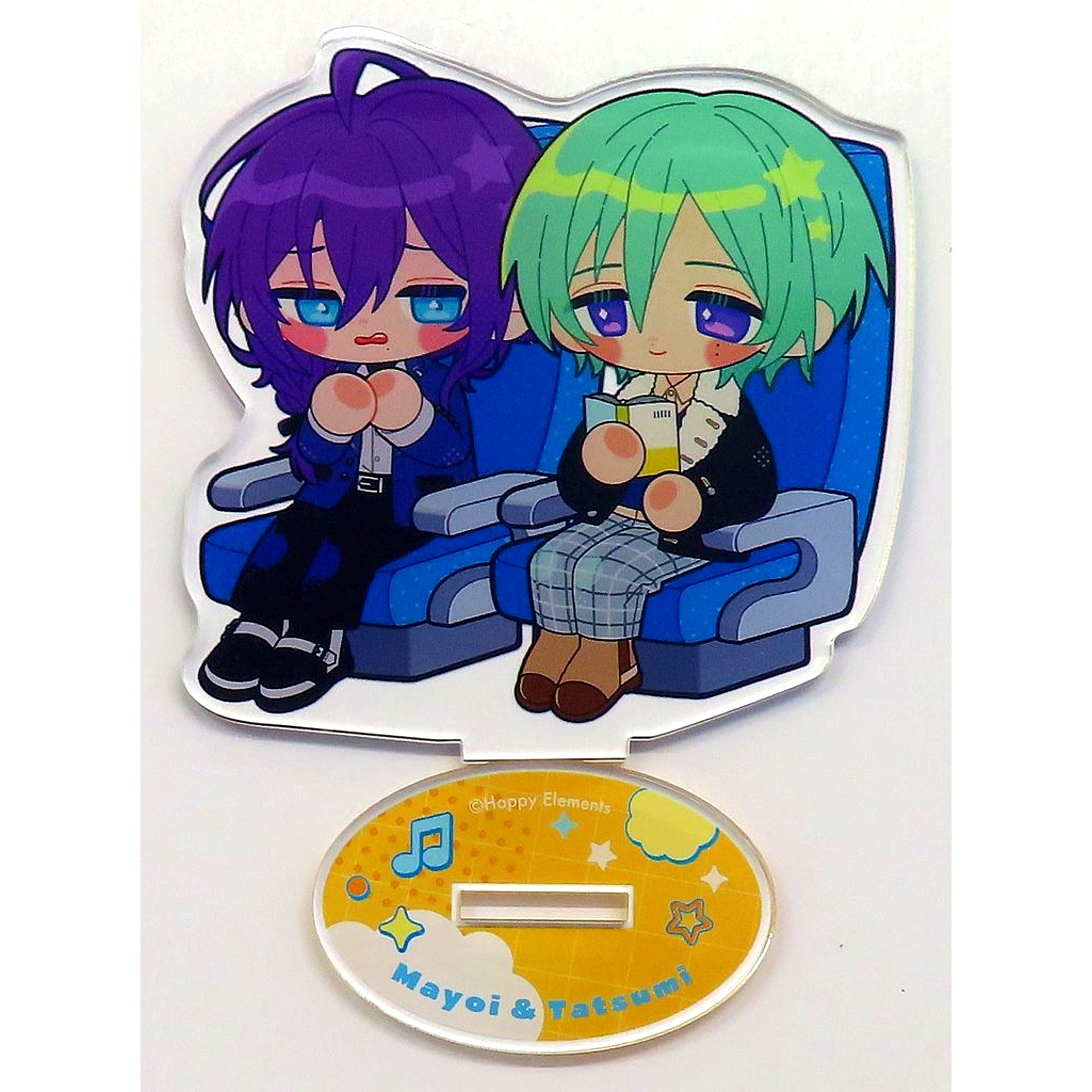 Mayoi Ayase & Tatsumi Kazehaya Ensemble Stars!! Outing Acrylic Stand [USED]