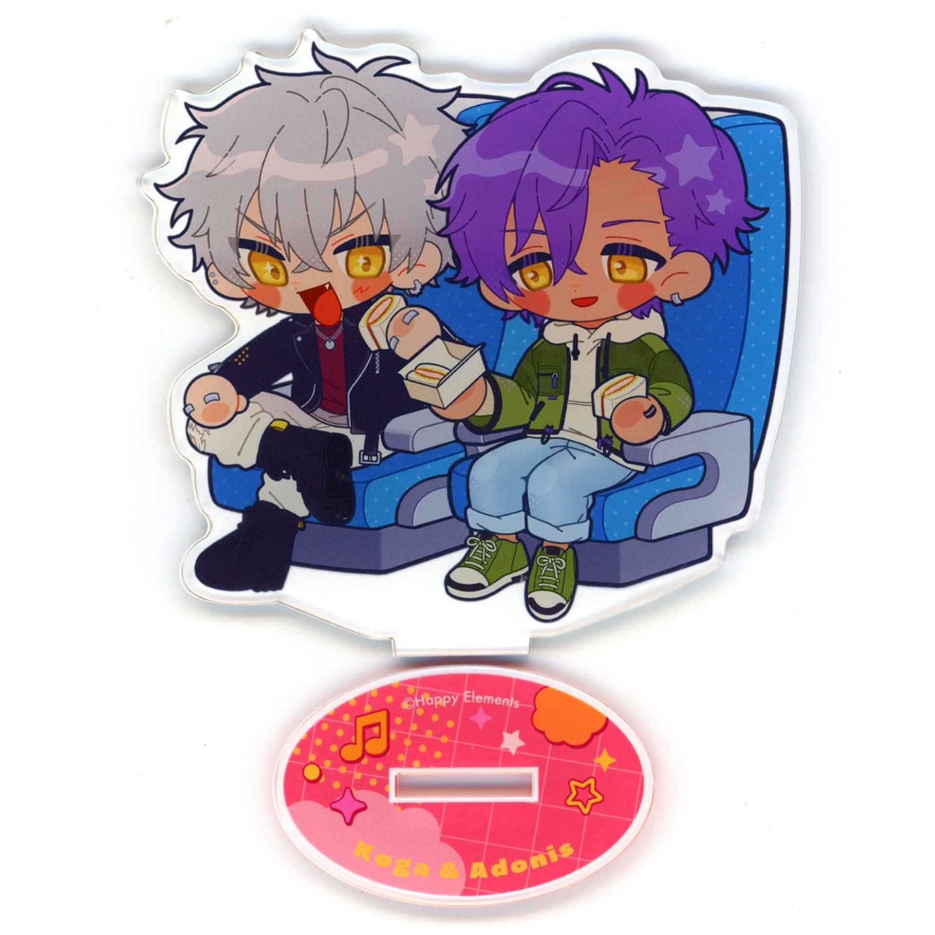 Koga Oogami & Adonis Otogari Ensemble Stars!! Odekake Acrylic Stand [USED]