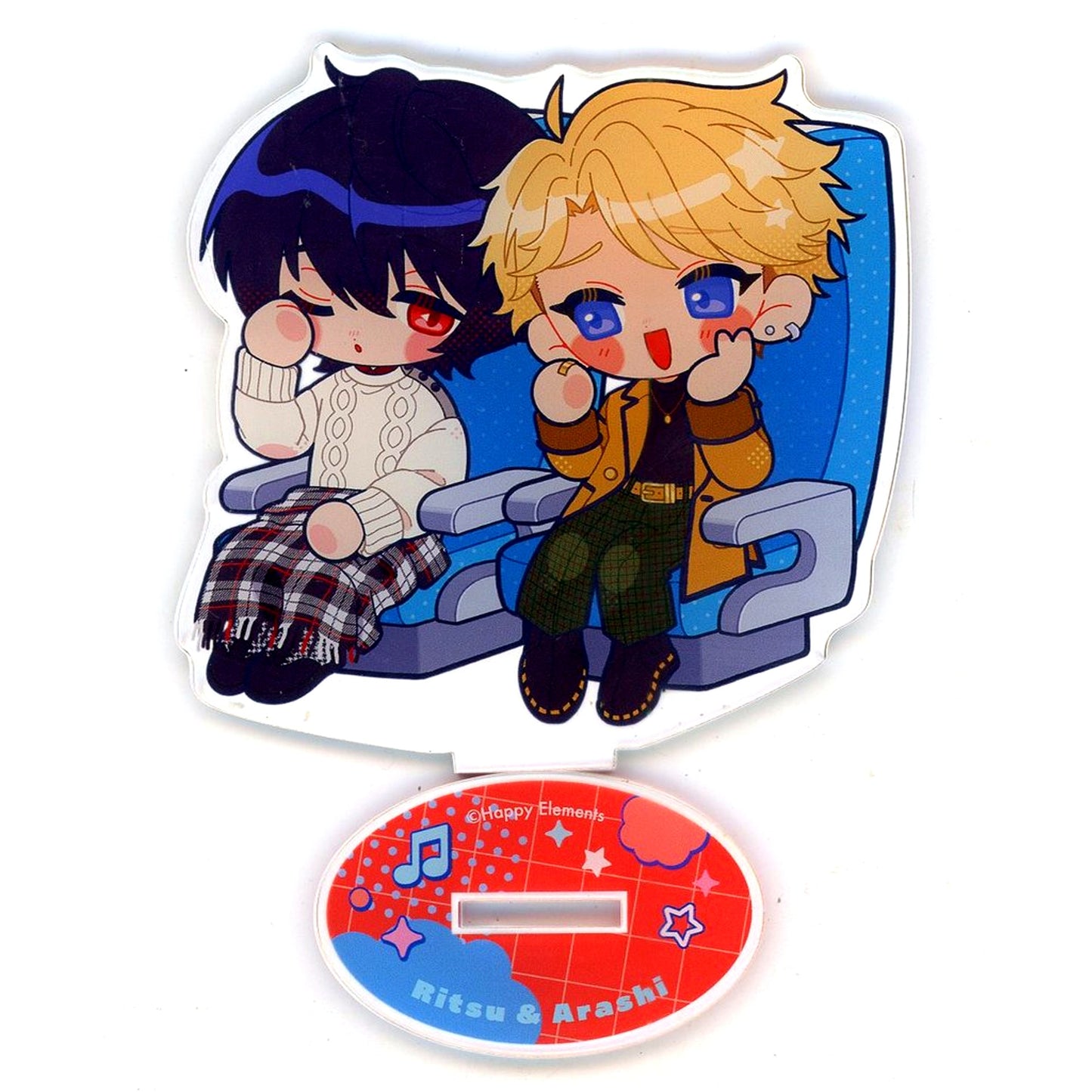 Ritsu Sakuma & Arashi Narukami Ensemble Stars!! Odekake Acrylic Stand [USED]