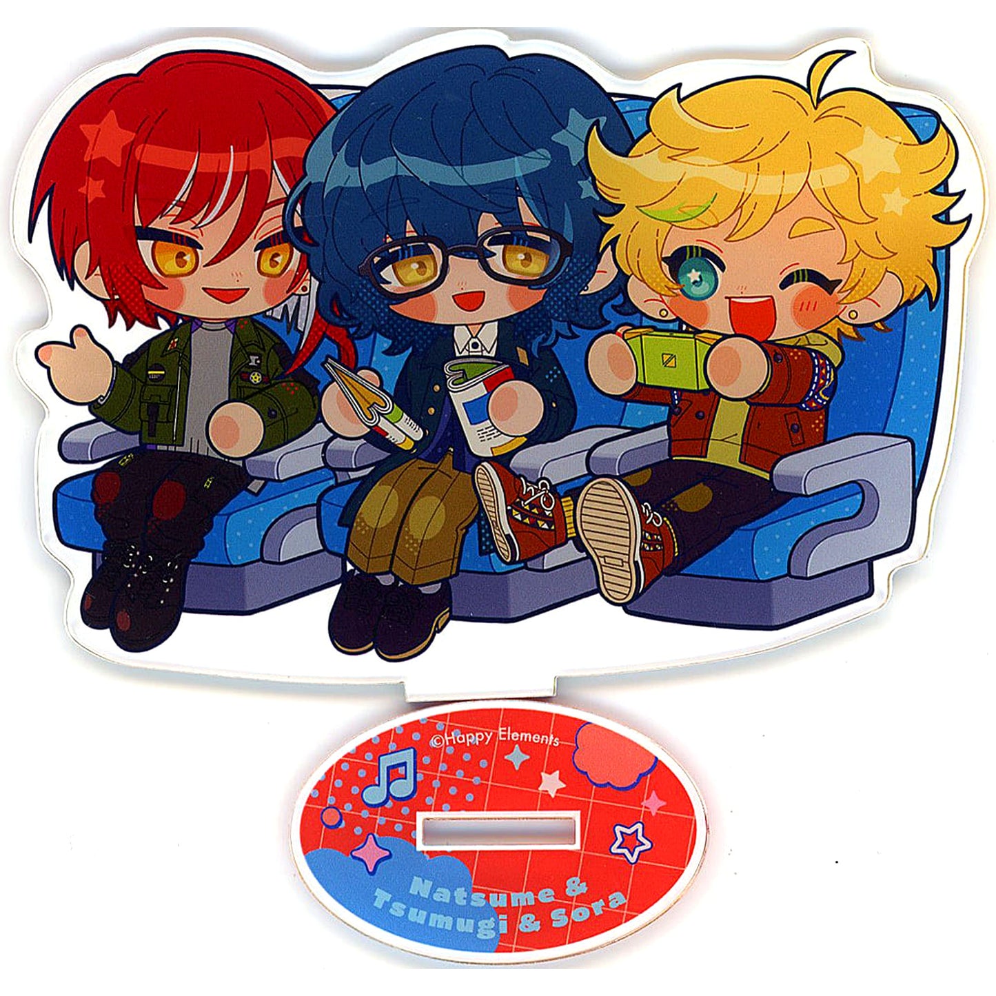Natsume Sakasaki Tsumugi Aoba Sora Harukawa Ensemble Stars!! Outing Acrylic Stand [USED]