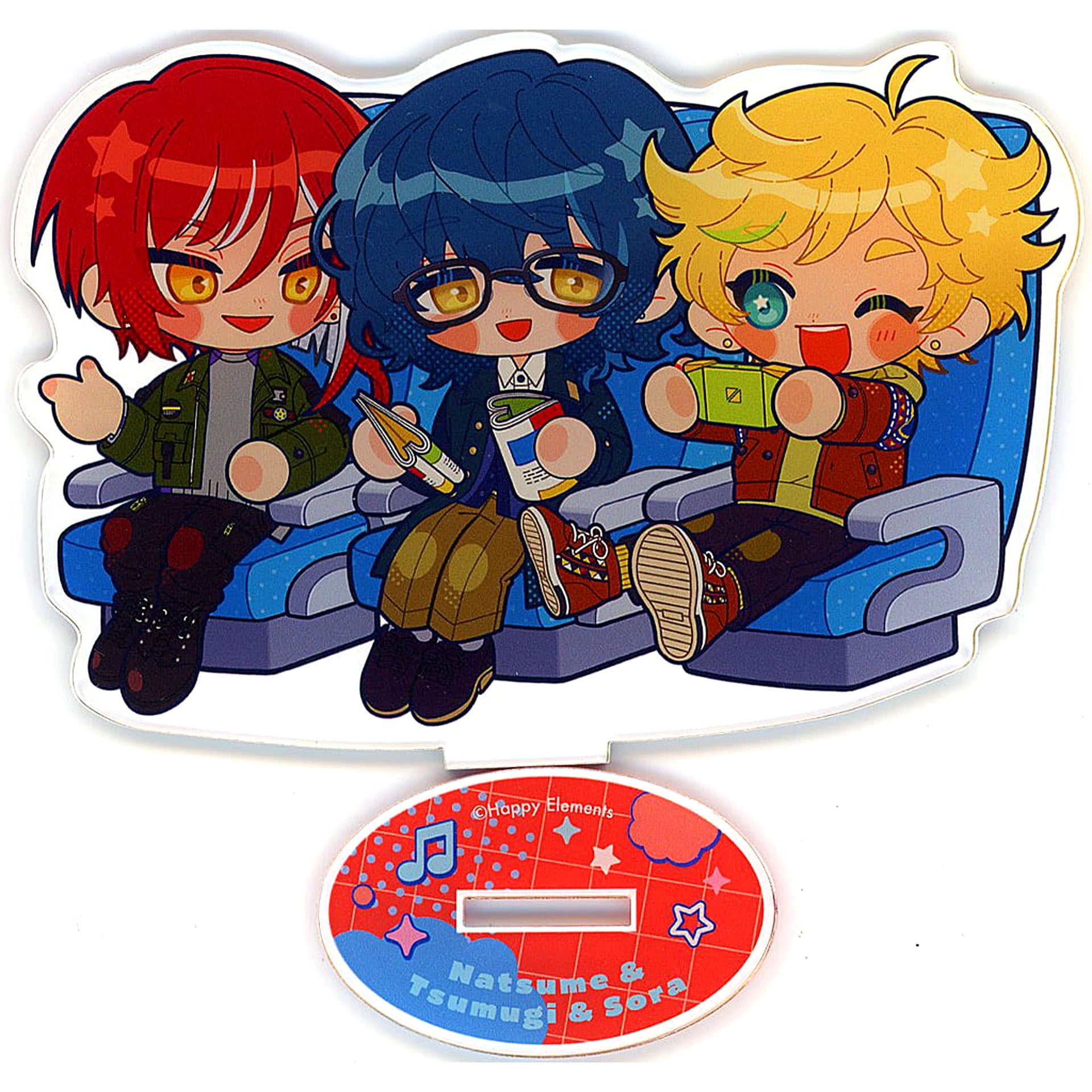 Natsume Sakasaki Tsumugi Aoba Sora Harukawa Ensemble Stars!! Outing Acrylic Stand [USED]