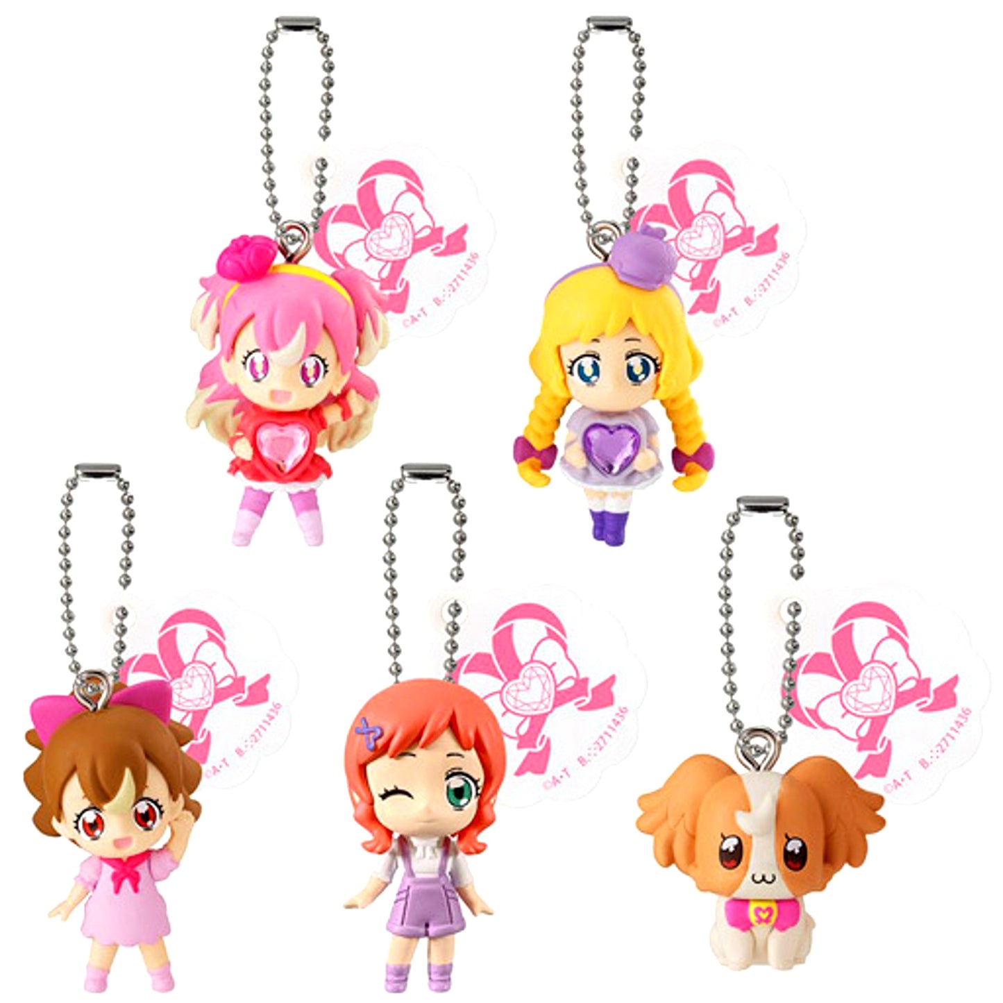 Set of 5 Wonderful PreCure! Wonderful Swing 1 [USED]