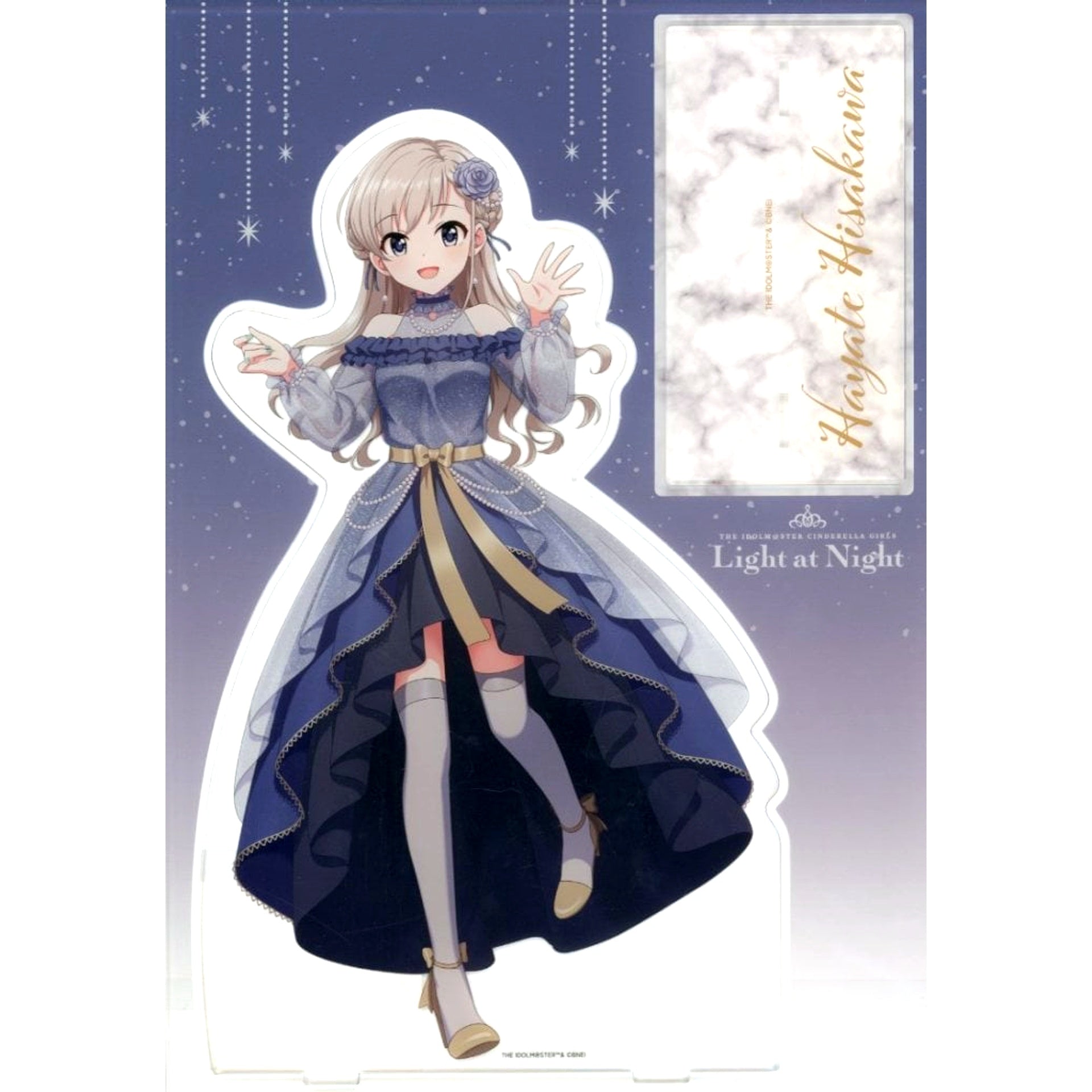 Hayate Hisakawa The Idolmaster Cinderella Girls BIG Acrylic Stand Light at Night Pop-up Store [USED]