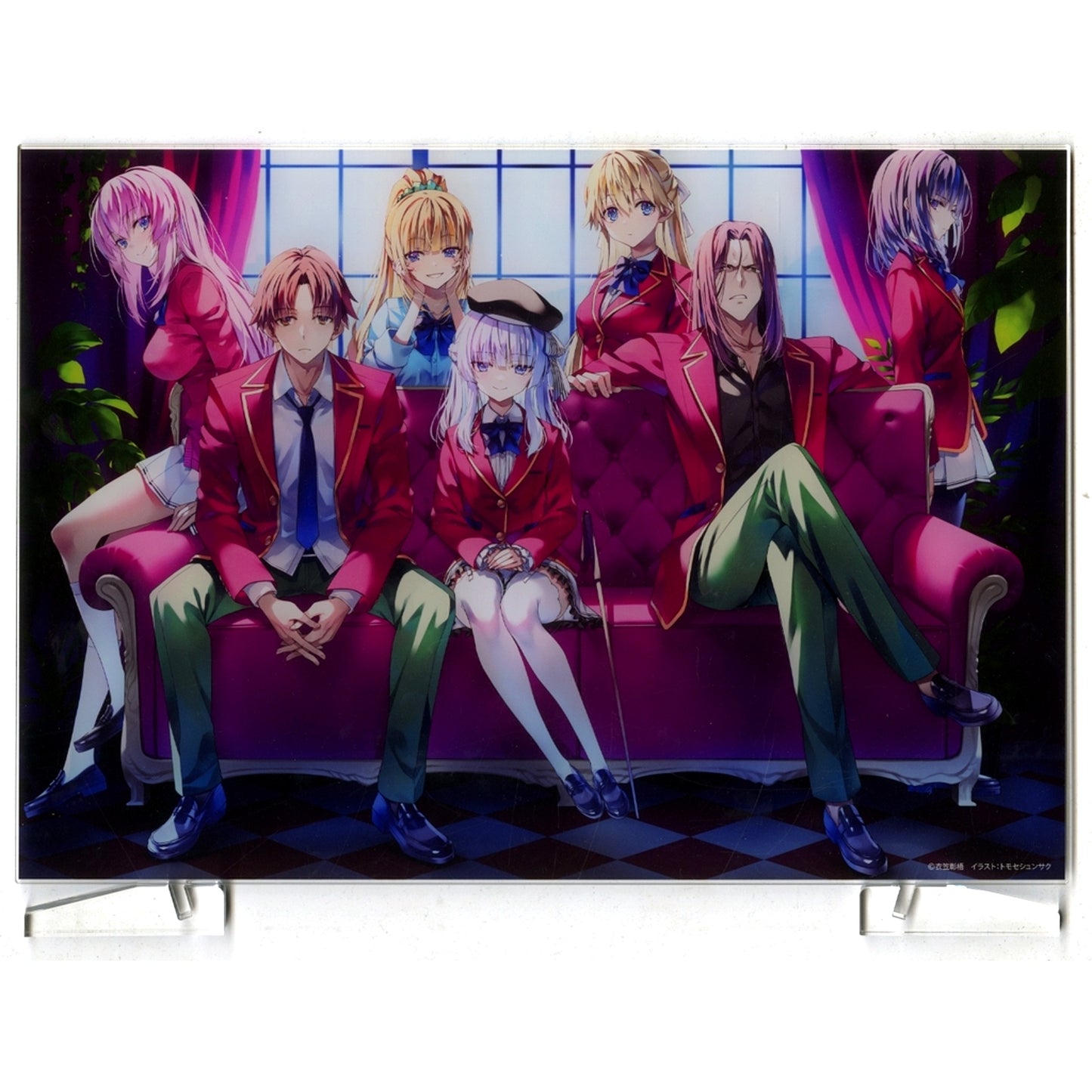 Group BIG Acrylic Board Classroom of the Elite Welcome to the Festa of the Elite 2024 in Yurakucho Marui [USED]
