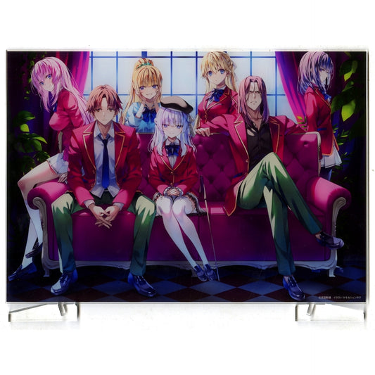 Group BIG Acrylic Board Classroom of the Elite Welcome to the Festa of the Elite 2024 in Yurakucho Marui [USED]