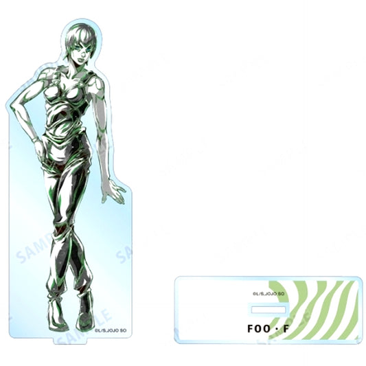 Foo Fighters Ani-Art BLACK LABEL BIG Acrylic Stand JoJo's Bizarre Adventure Part 6 Stone Ocean [USED]