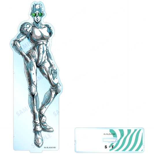 Stone Free Ani-Art BLACK LABEL BIG Acrylic Stand JoJo's Bizarre Adventure Part 6 Stone Ocean [USED]