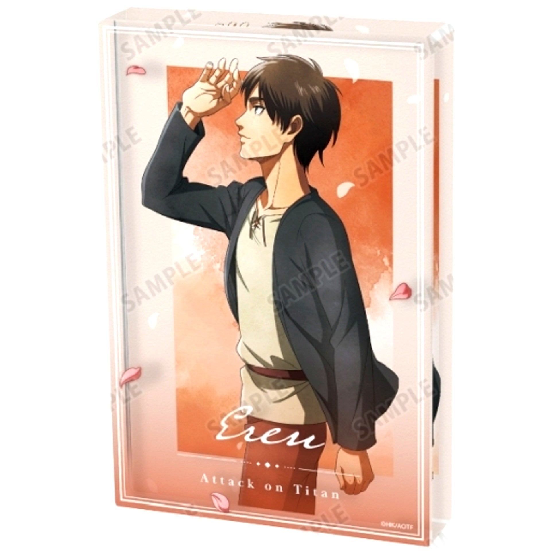 Eren Yeager Walking Watercolor Style Ver. Attack on Titan Acrylic Block [USED]