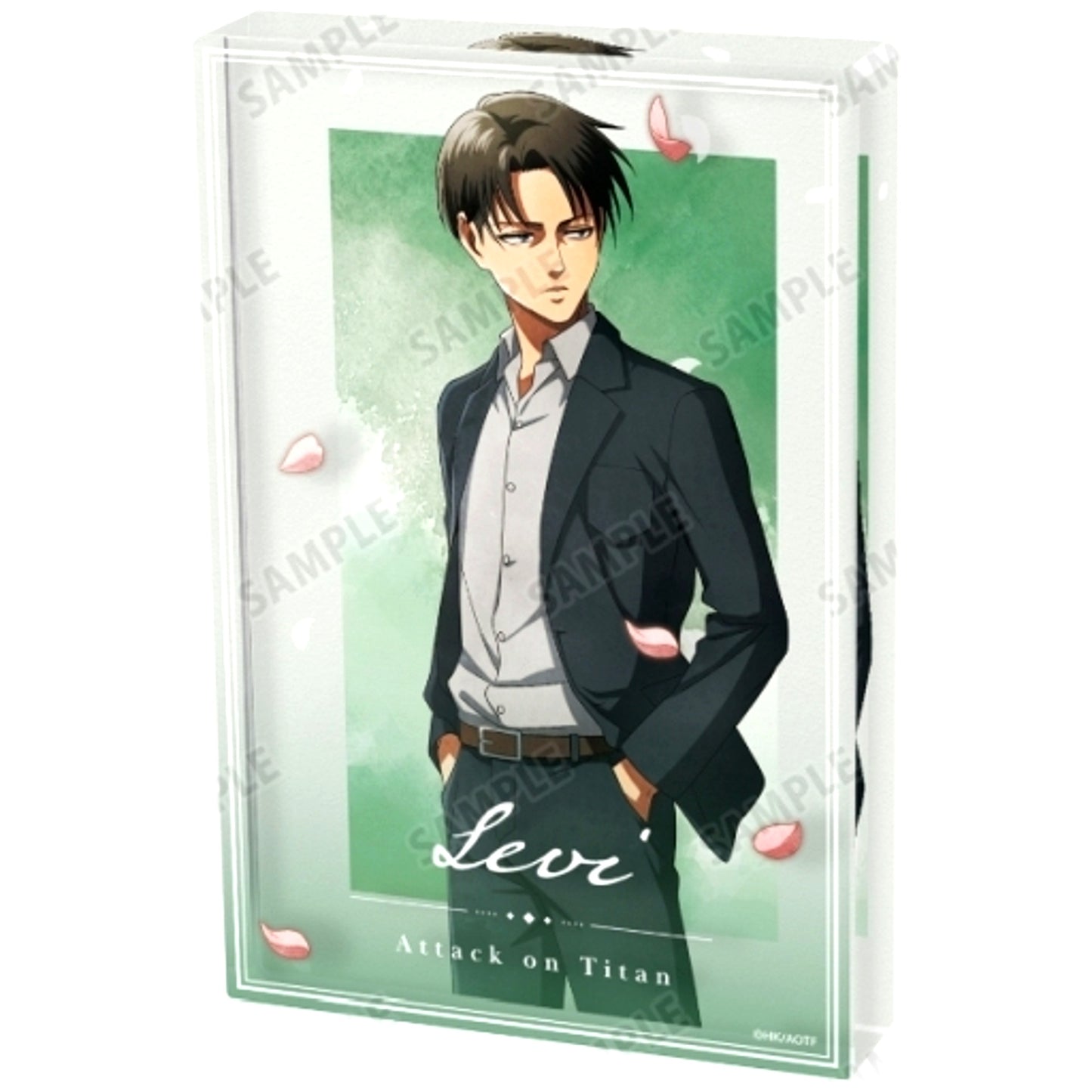 Levi Ackerman Attack on Titan Ayumi Watercolor Style Ver. Drawn Acrylic Block [USED]