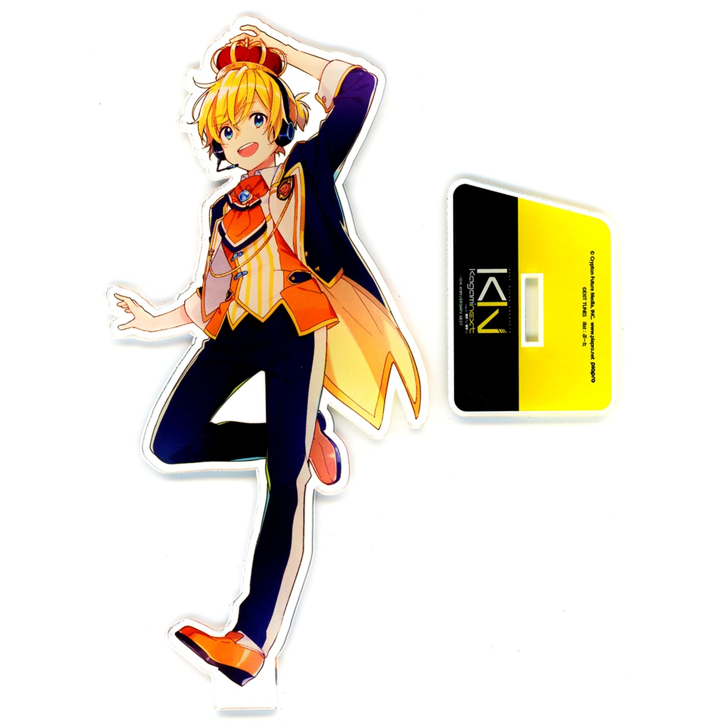 Len Kagamine Acrylic Stand CD VOCALOID EXIT TUNES PRESENTS Kagaminext feat. Rin Kagamine Len Kagamine 10th Anniversary Best Included Item [USED]