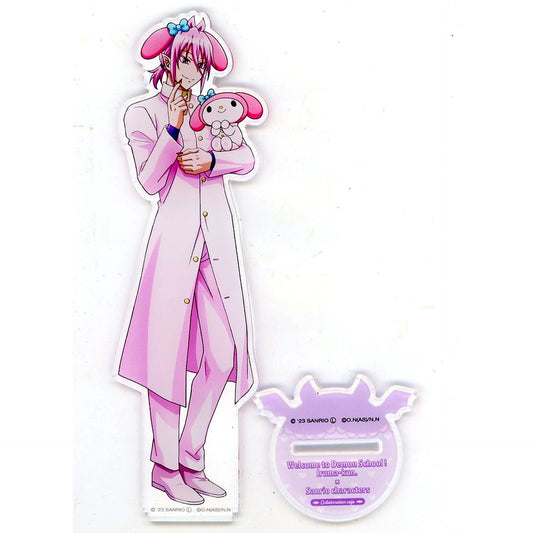 Asmodeus Alice x My Melody Welcome to Demon School! Iruma-kun x Sanrio Characters Collabo Cafe in AMOCAFE BIG Acrylic Stand [USED]