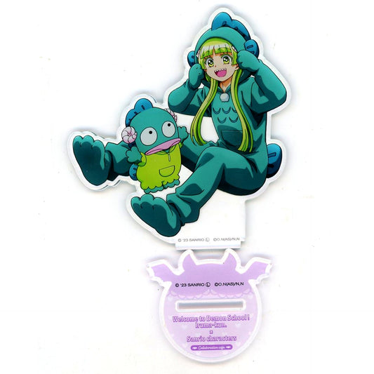 Valac Clara x Hangyodon Welcome to Demon School! Iruma-kun x Sanrio Characters Collabo Cafe in AMOCAFE BIG Acrylic Stand [USED]