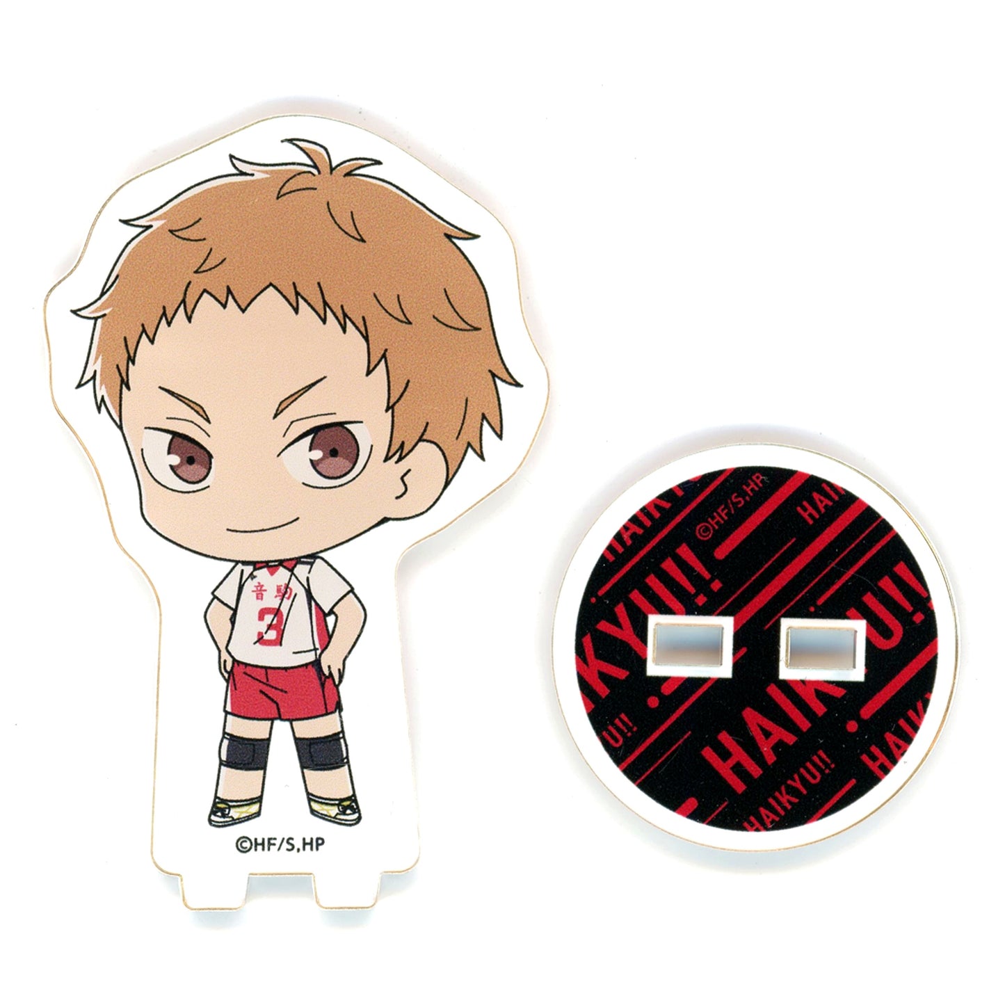 Morisuke Yaku Haikyu!! The Dumpster Battle x animatecafe Trading Acrylic Stand The Dumpster Battle Ver. Group A [USED]