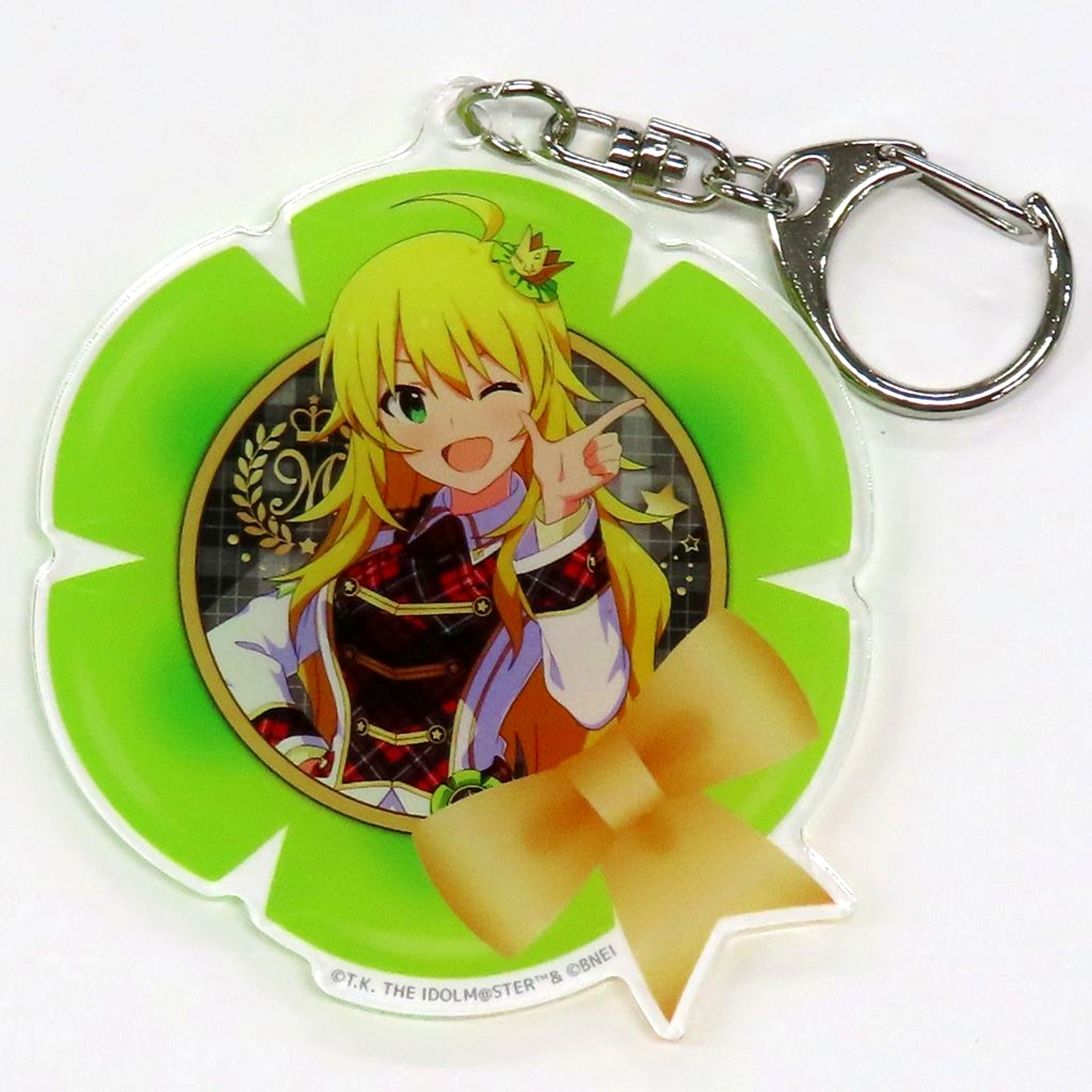 Miki Hoshii The Idolmaster Million Live! Rosette Acrylic Keychain Re Prologue X Ver. 10th Anniversary Final Shop in Kotobukiya Akihabara [USED]