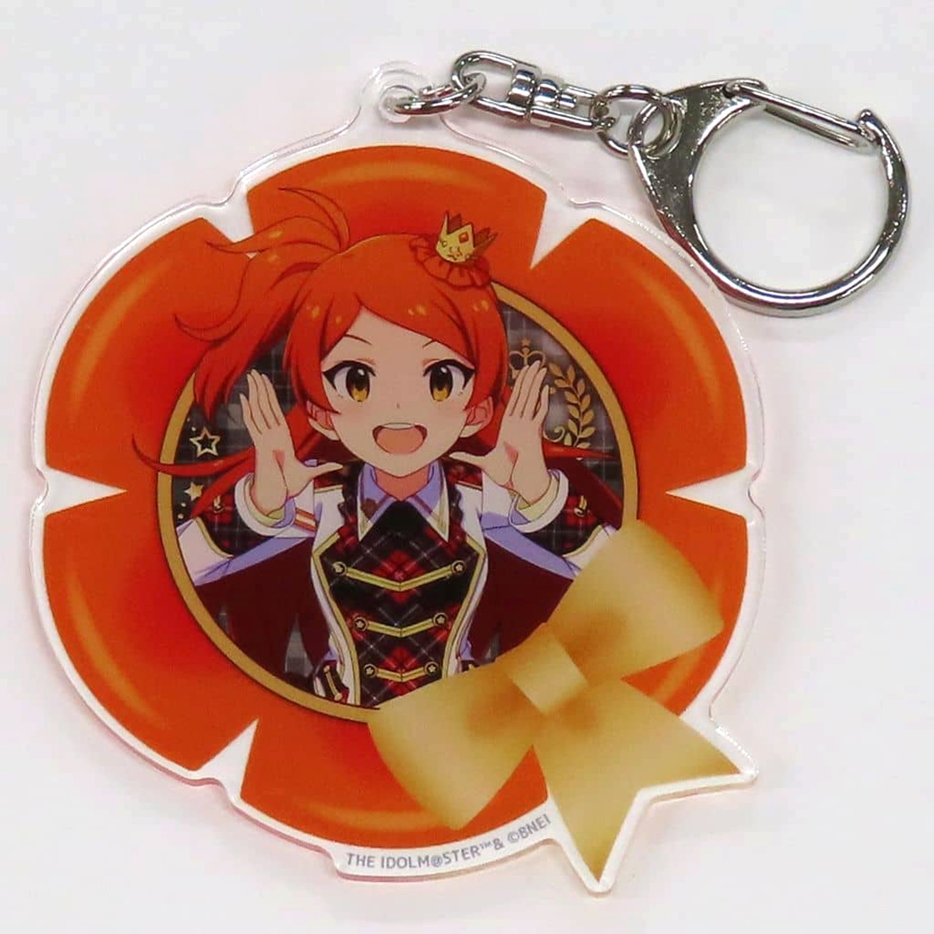THE IDOLM@STER Million Live! Tamaki Ogami Rosette Acrylic Keychain Re: Prologue X Ver. 10th Anniversary Final Shop in Kotobukiya Akihabara Exclusive Keychains [USED]