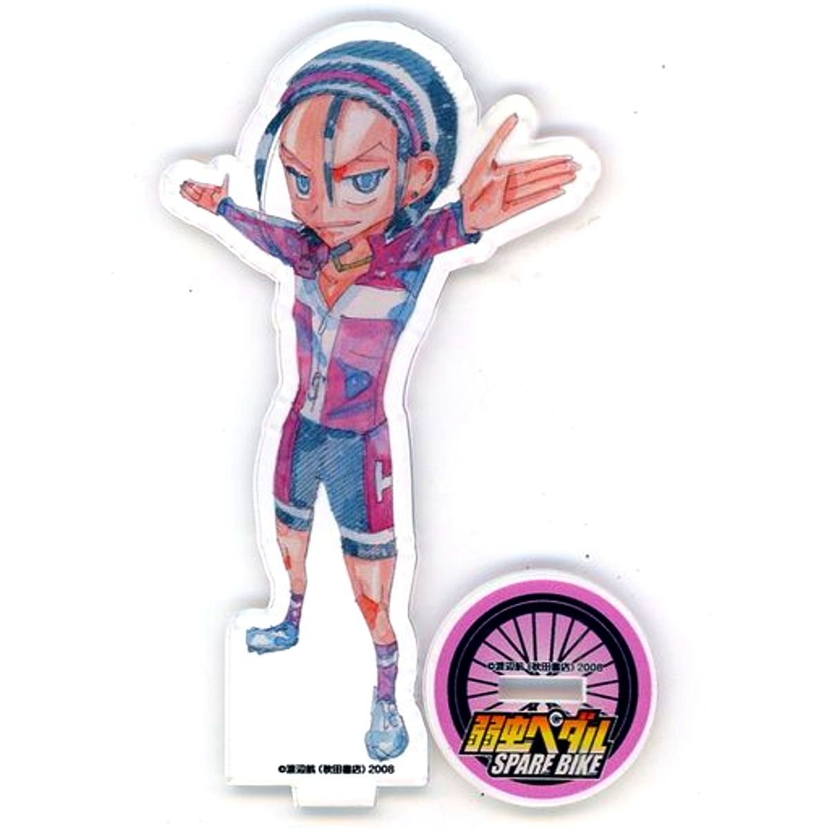 Jinpachi Toudou Illustration Acrylic Stand C101 Yowamushi Pedal [USED]