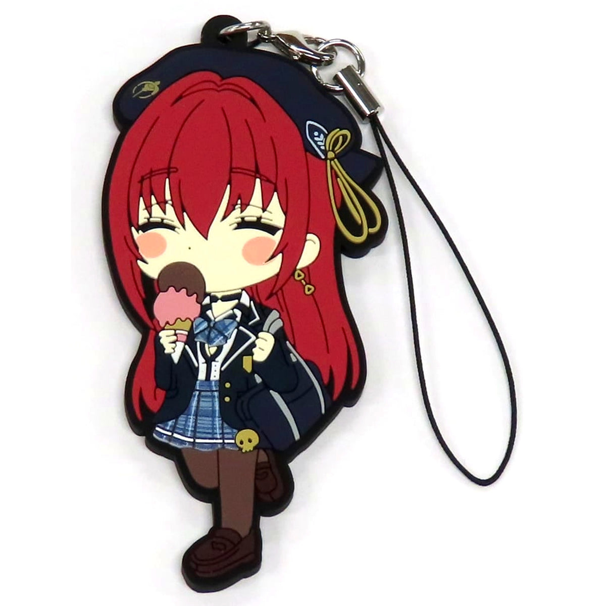 hololive Houshou Marine Birthday Commemoration 2023 Random Rubber Strap School Uniform [USED]