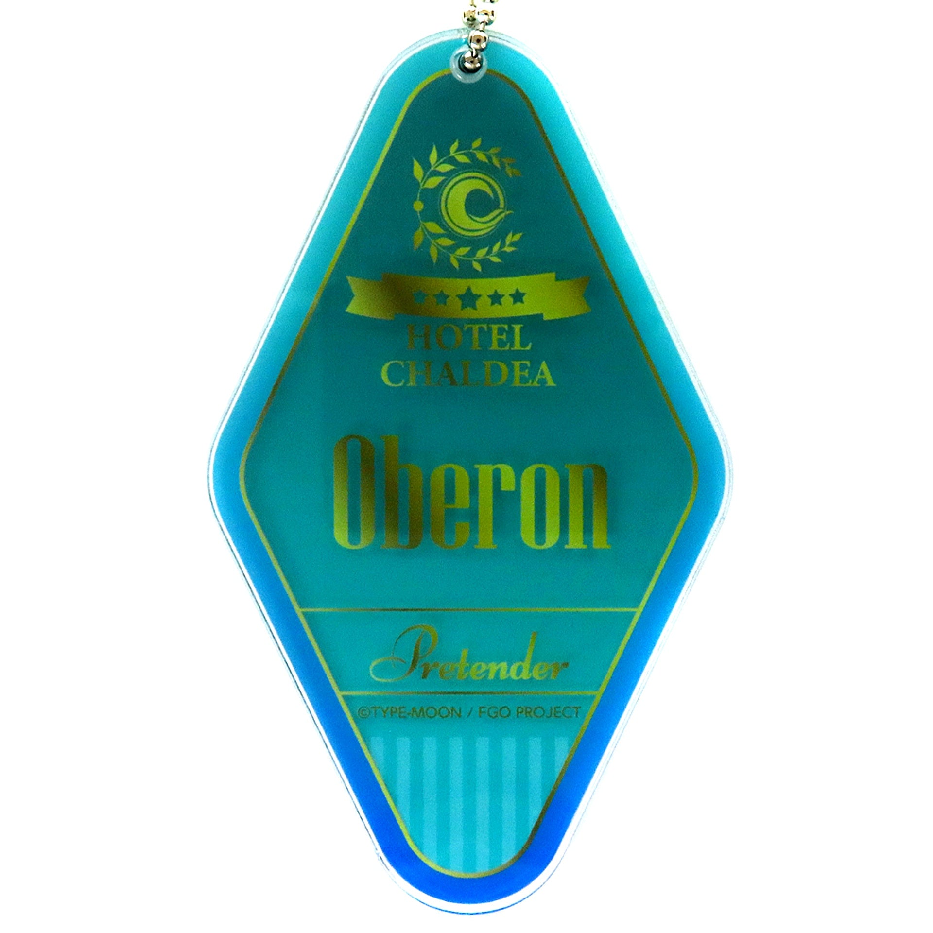 Pretender Oberon Hotel Collab Acrylic Room Keychain Fate/Grand Order Hotel Chaldea Part 2 [USED]