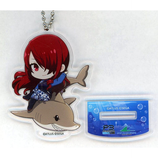 Persona 3 Reload Mitsuru Kirijo Trading Mini Chara Acrylic Stand Keychain Yokohama Hakkeijima Sea Paradise Exclusive Acrylic Stands [USED]