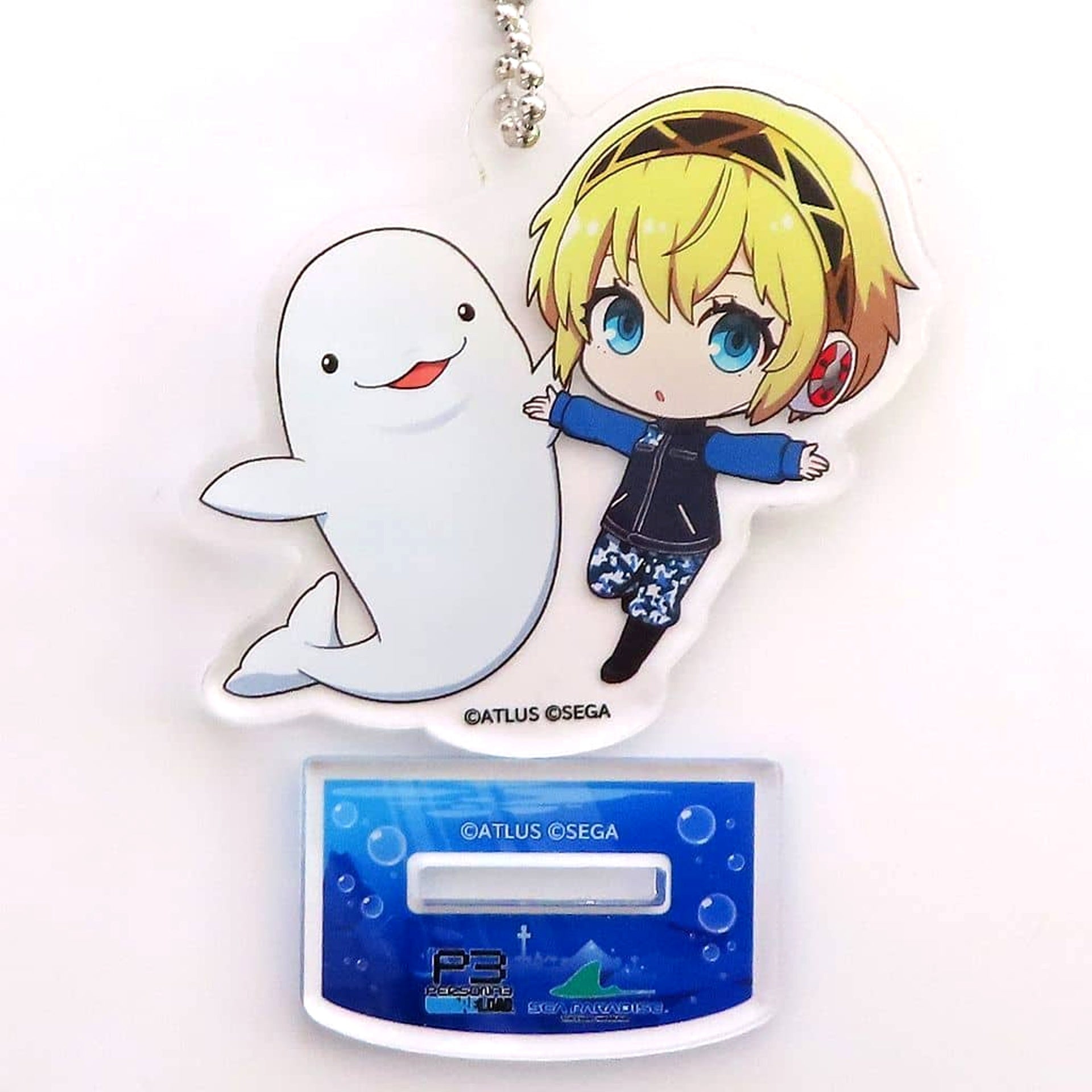 Persona 3 Reload Aigis Trading Mini Chara Acrylic Stand Keychain Yokohama Hakkeijima Sea Paradise Exclusive Acrylic Stands [USED]