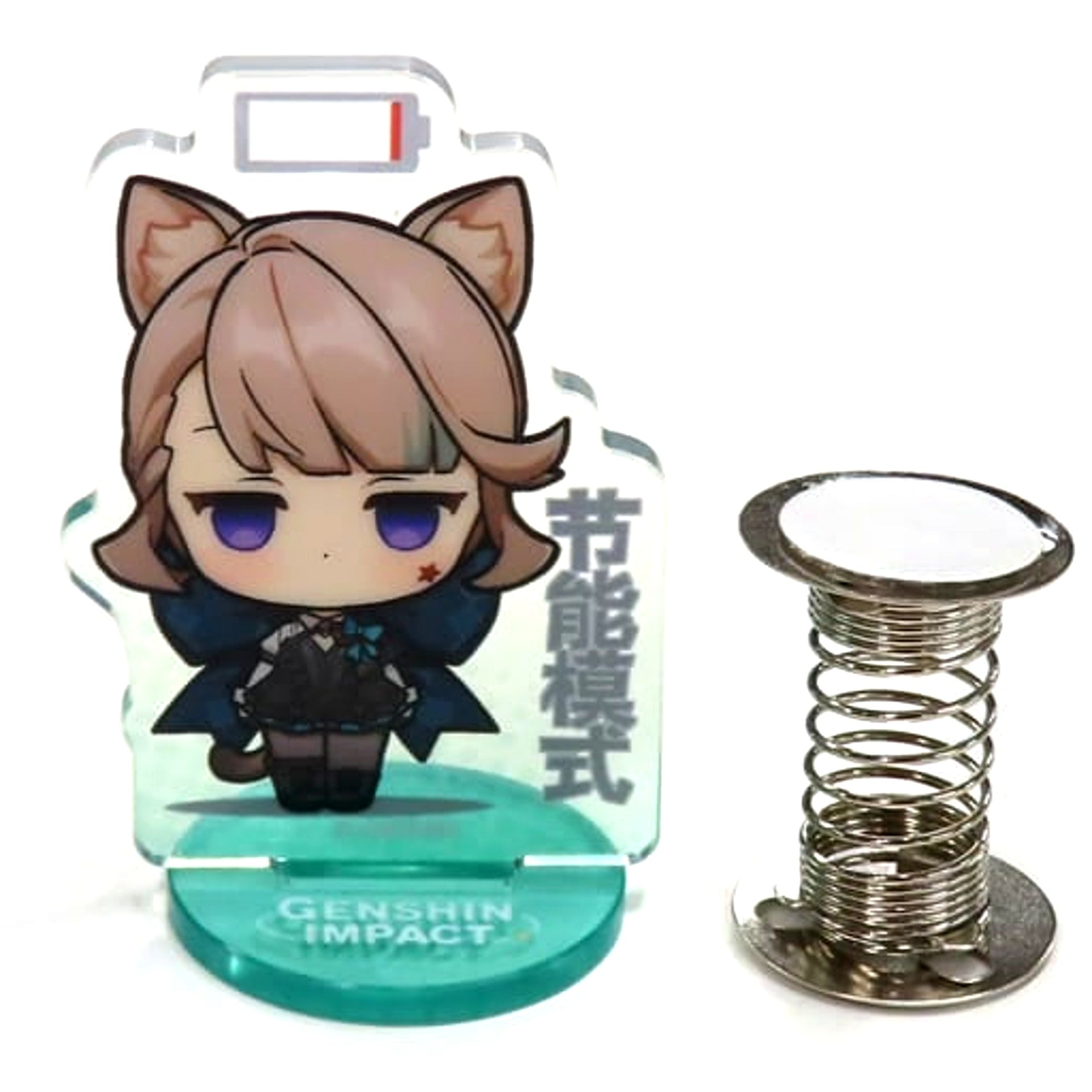 Lynette Genshin Impact Fontaine Court Deformed Stamp Series Wobbly Acrylic Stand [USED]
