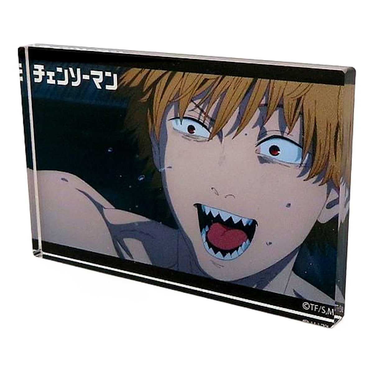 Chainsaw Man Denji Surprise Trading Scene Photo Acrylic Block Denji Chainsaw Man Plaza Limited Acrylic Stands [USED]