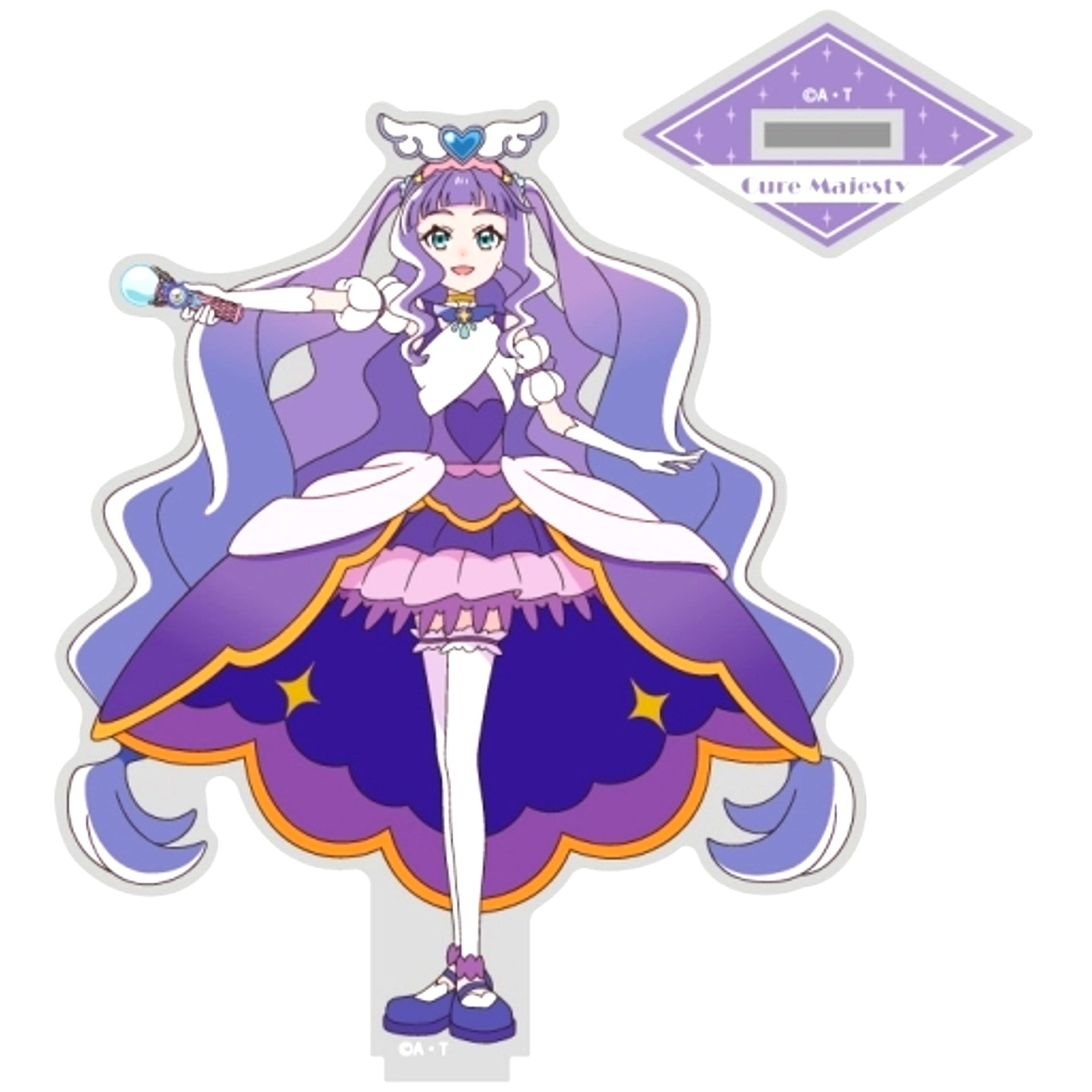 Cure Majesty Acrylic Stand Hirogaru Sky! Precure [USED]