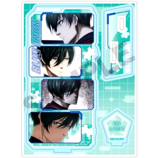 Rin Itoshi Scene Shot Cyber Acrylic Stand Blue Lock [USED]