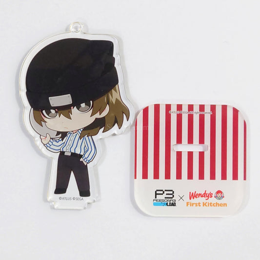 Persona 3 Reload Shinjiro Aragaki Trading Acrylic Stand Keychain Wendy's & First Kitchen Limited Keychains [USED]