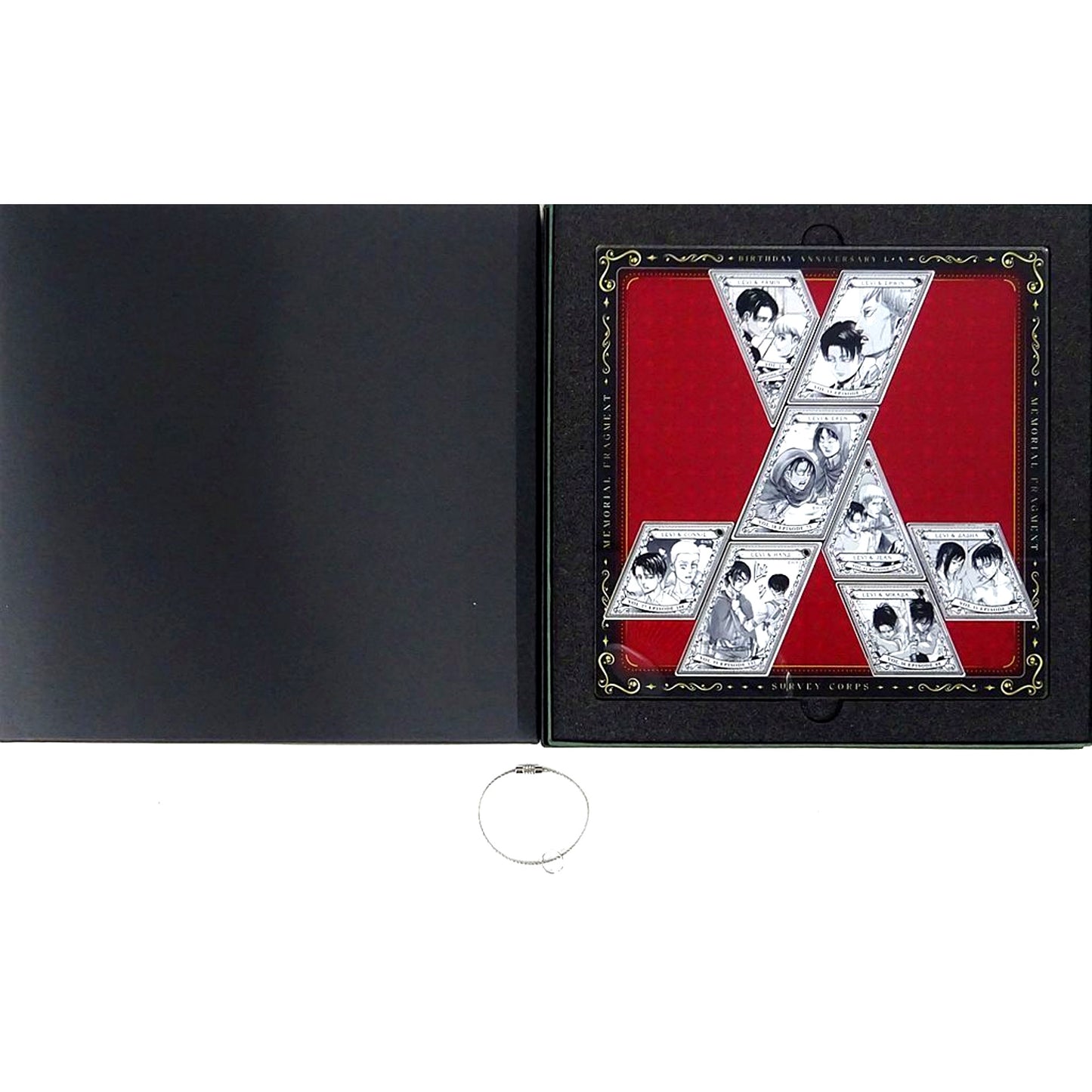 Group Levi Type A Attack on Titan Trading Acrylic Keychain Deluxe Complete Box [USED]