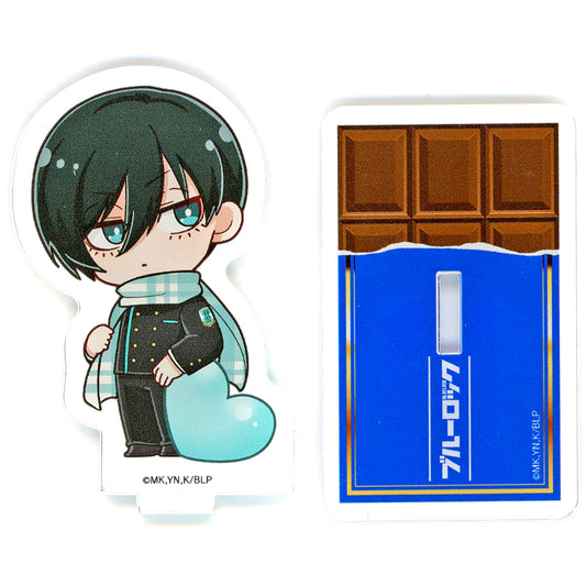 Rin Itoshi Acrylic Stand Vol.2 Valentine Ver. E Blue Lock PRINCESS CAFE POP UP SHOP [USED]
