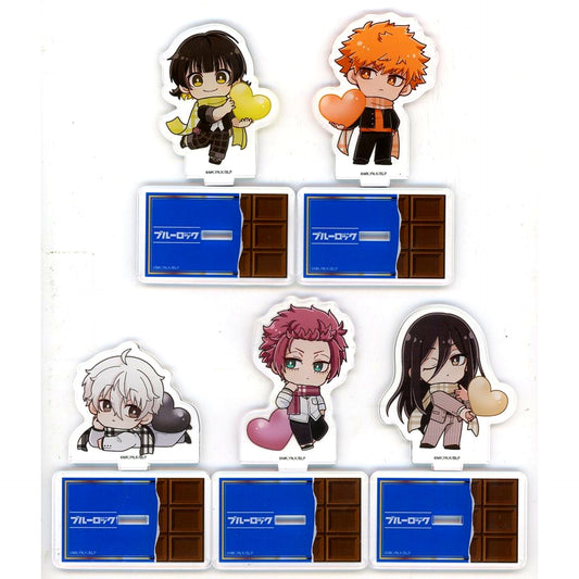 Group Acrylic Stand Vol.2 Valentine Ver. F BOX Blue Lock PRINCESS CAFE POP UP SHOP [USED]