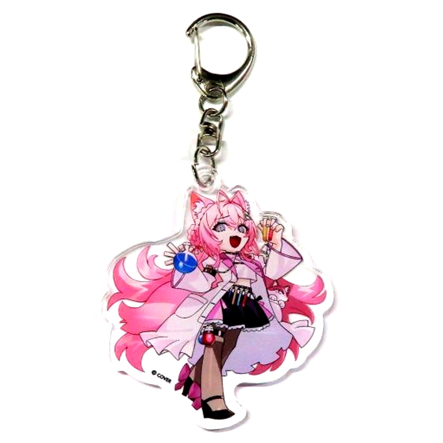 Hakui Koyori A Hololive holoX Mystery Game Invitation from holoX Escape from Labyrinth Trading Acrylic Keychain [USED]