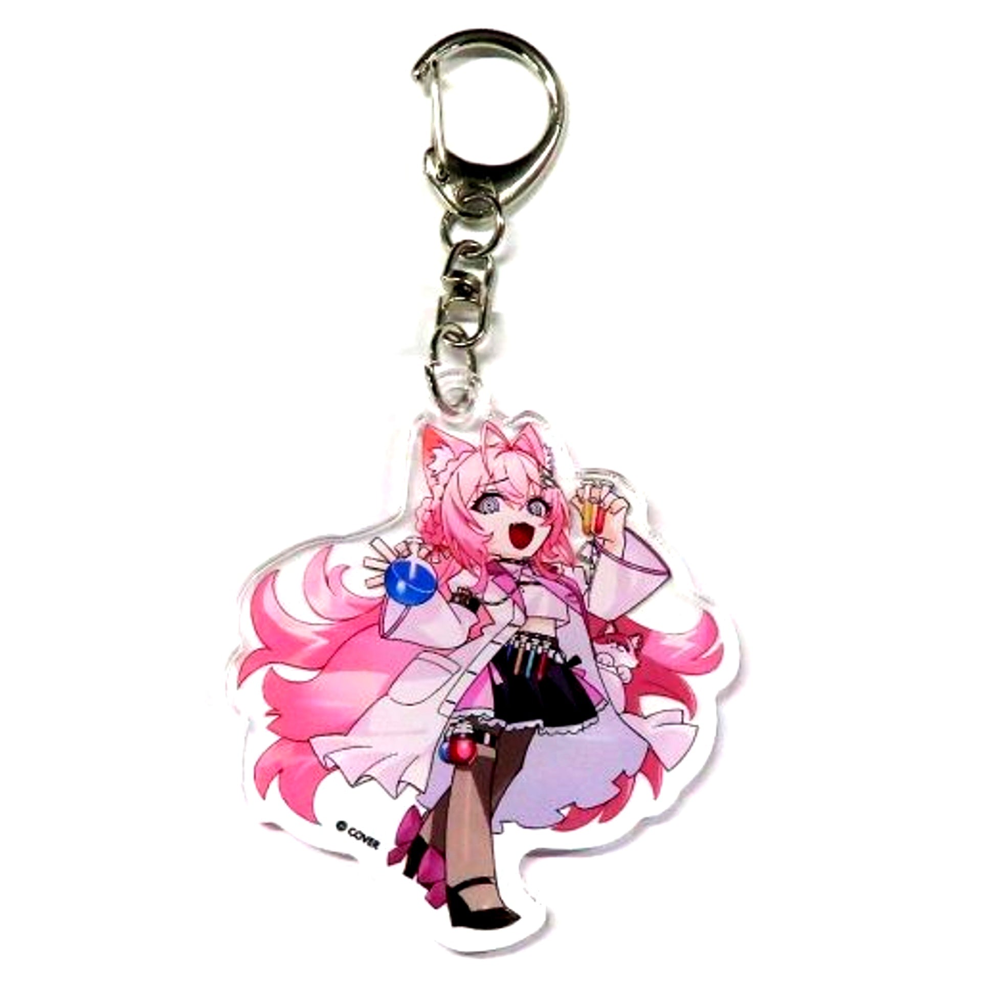 Hakui Koyori A Hololive holoX Mystery Game Invitation from holoX Escape from Labyrinth Trading Acrylic Keychain [USED]