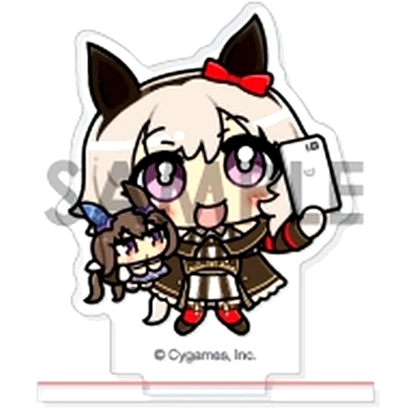 Karen Chan and Admire Vega Umamusume: Pretty Derby Trading Acrylic Stand With Plushies Vol.2 No.7 [USED]