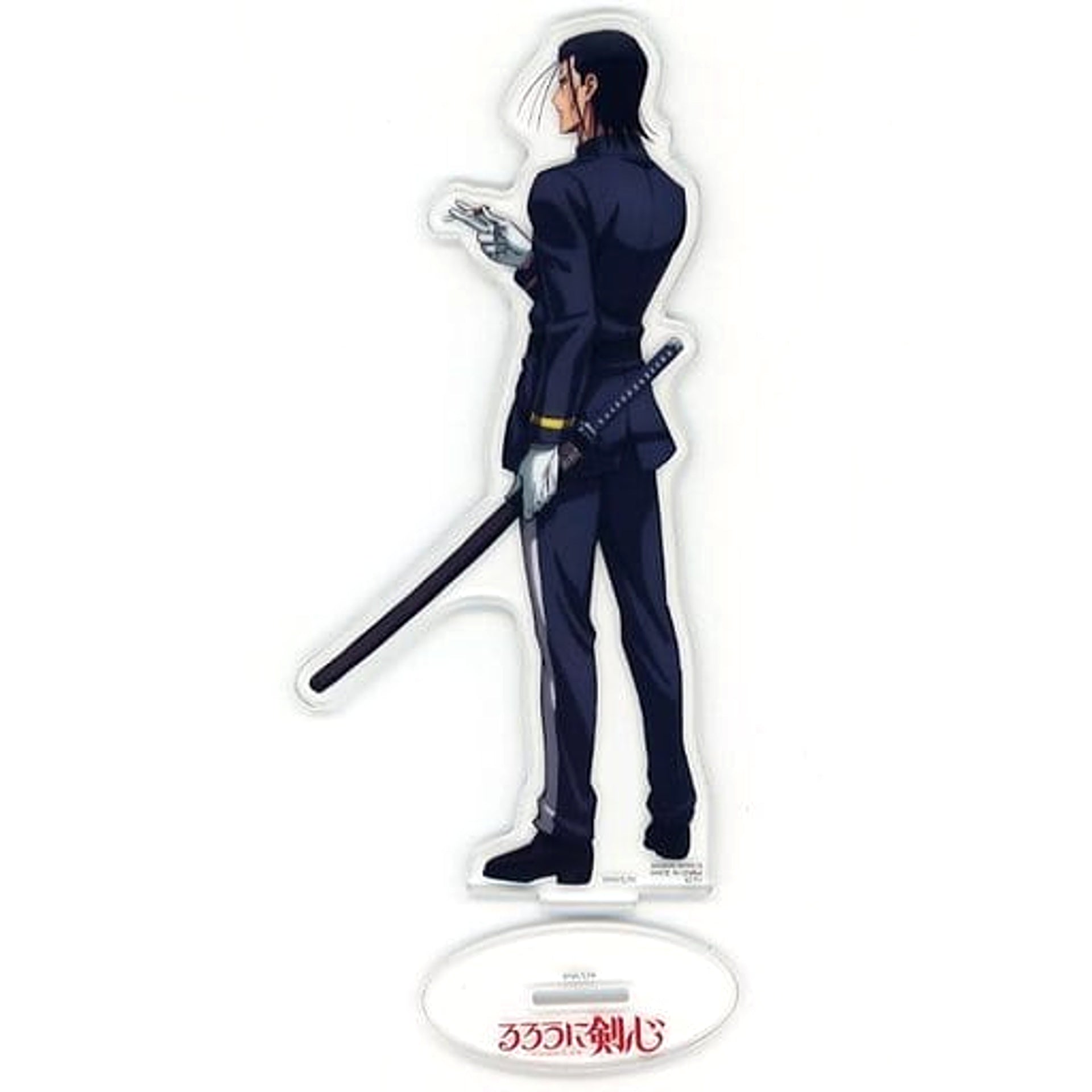 Ichiban Kuji Rurouni Kenshin Meiji Swordsman Romantic Story Prize E Hajime Saito Big Acrylic Stand Acrylic Stands [USED]