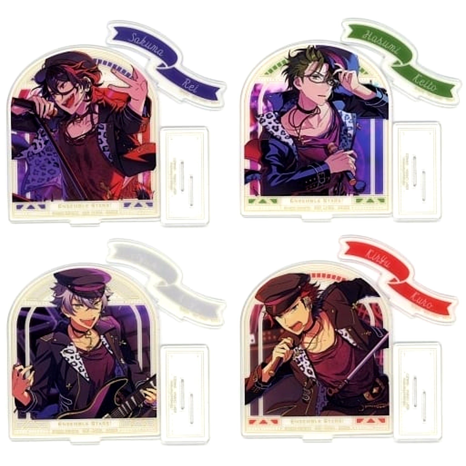 Ensemble Stars! Rei Sakuma & Others Remembrance * Each Crossroad All 4 Types Set Ichiban Kuji Reminisce Selection Memorial Arch Acrylic Stand Prize B Acrylic Stands [USED]