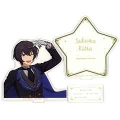 Ensemble Stars! Ritsu Sakuma Reminiscence * Monochrome Checkmate Ichiban Kuji Reminisce Selection Memorial Star Acrylic Stand Prize F Acrylic Stands [USED]