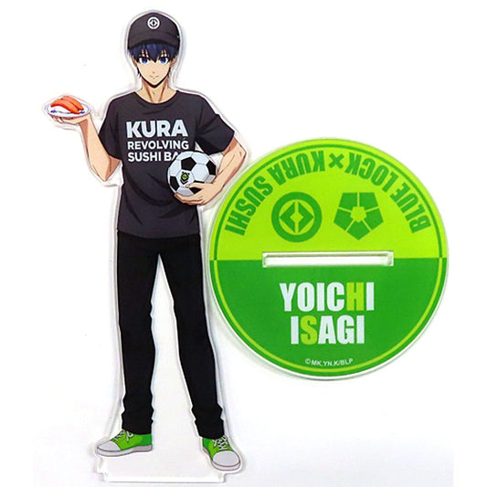 Yoichi Isagi Acrylic Stand Included Item Blue Lock x Mutenka Kurazushi New Spring Goods Set [USED]