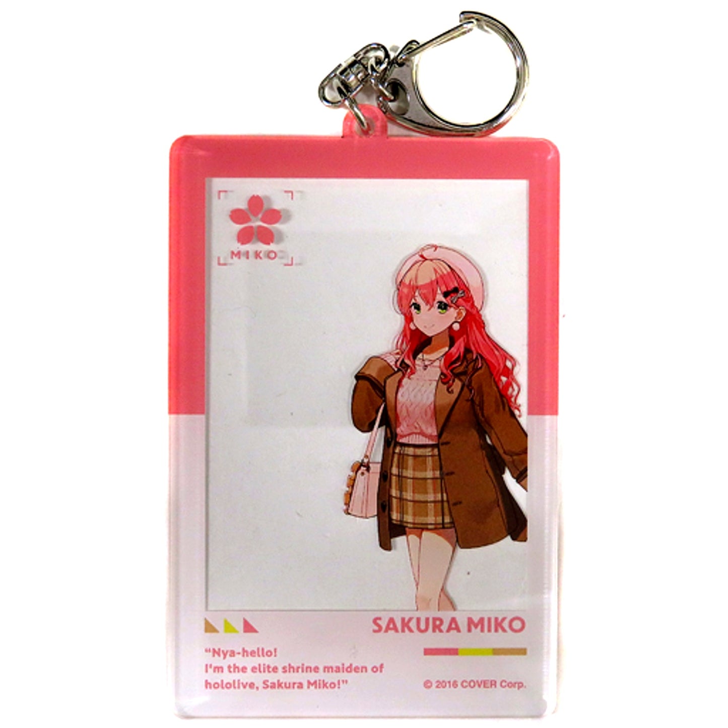 Sakura Miko hololive Situation hololive -A Fun Day Out! Series- vol.1 SNS Style Keychain [USED]