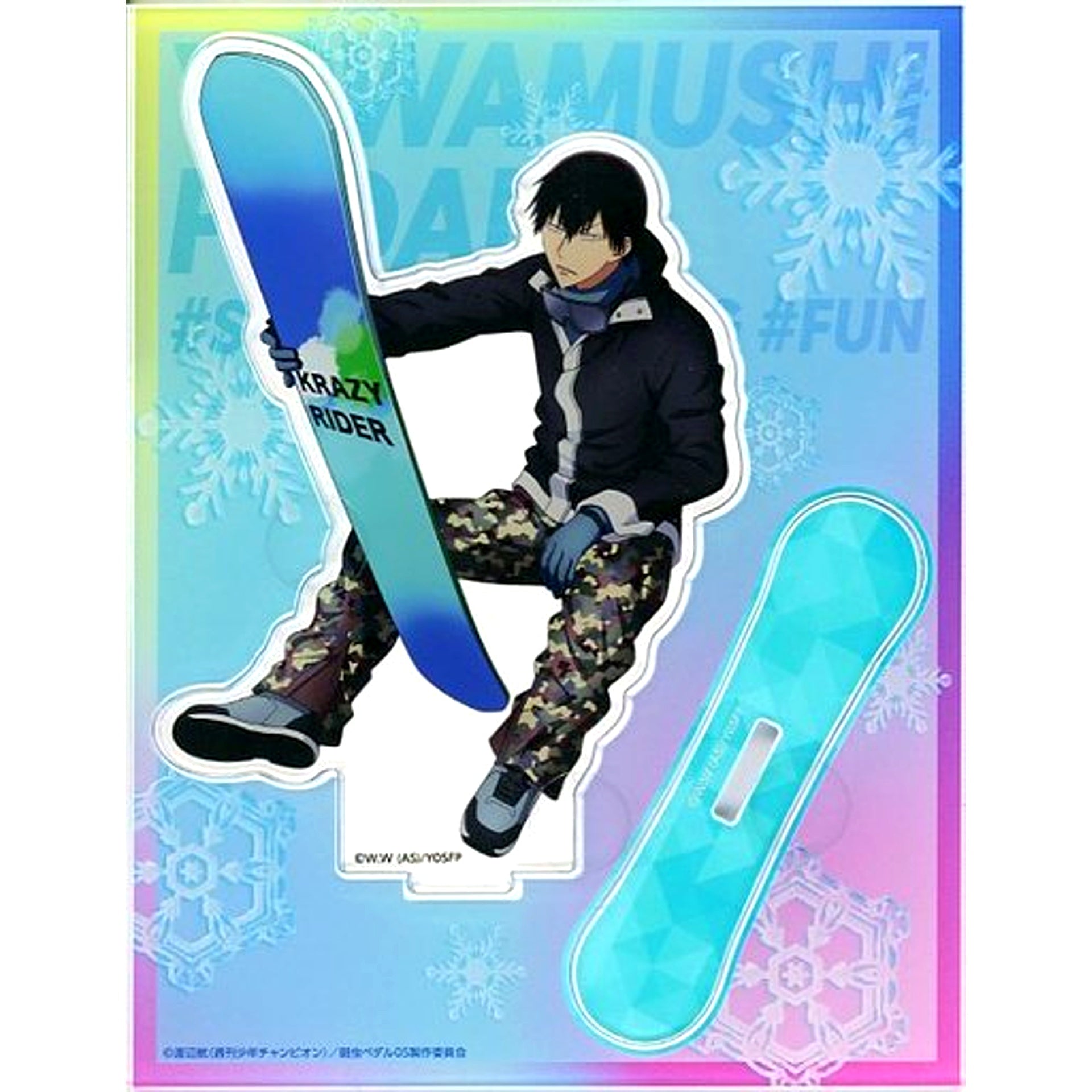 Yasutomo Arakita Acrylic Stand Snowboarding Yowamushi Pedal LIMIT BREAK [USED]