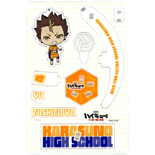Yu Nishinoya Haikyu!! The Dumpster Battle x FamilyMart Random Diorama Acrylic Stand [USED]